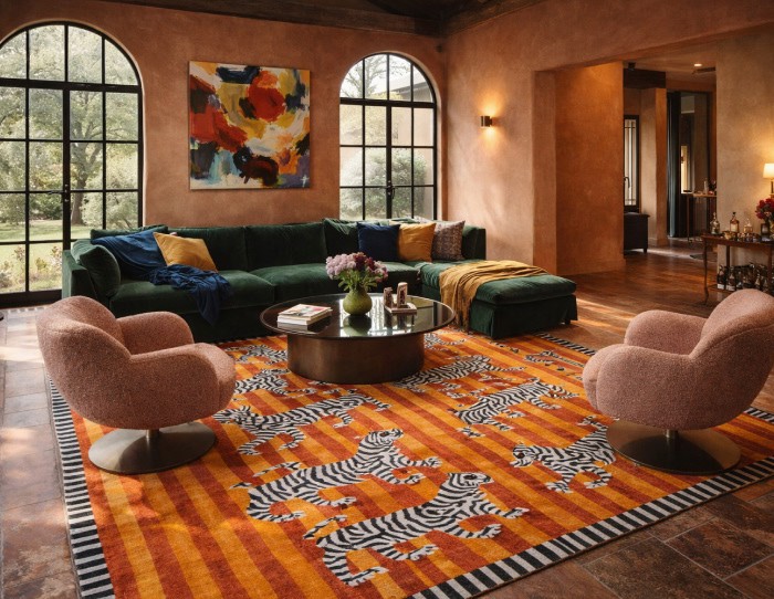 orange-geometric-rug